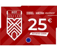 Riot Access Code 25 EUR Key - EU