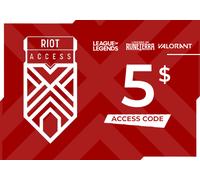 Riot Access Code 5 USD Key - LATIN AMERICA