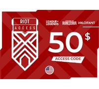 Riot Access Code 50 USD Key - UNITED STATES