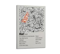 Riot! - Paramore Poster Wall Art Vintage Art Cover Room Decor Aesthetic Bedroom Posters For Bedroom 08x12inch(20x30cm) Frame-style