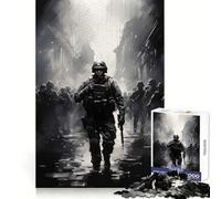 Riot Police Heroes Jigsaw Puzzle for Teenagers 1000 Pieces Boost Memory Relaxing Fun Premium Cut Stylish Gift (38x52cm)
