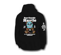 Riot Society Men's Graphic or Embroidered Hoodie Hooded Sweatshirt, Dro X Riot Society Bear Knuckle Hustle (Black), S
