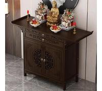 RiouPsithuric Ofrenda Altar Table Day of The Dead Altar Stand Puja Meditation Prayer Table Buddhist Altar De Muertos De Madera Shrine (31.5 Inch)