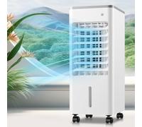 RiouPsithuric Portable Air Conditioning Unit AC Air Con Conditioner Cooler On Wheels with Cooling Fan & Humidifier 8H Timer 3 Speeds 90°Oscillating Evaporative Air Cooler for Home Office Bedroom