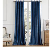 rious Blue Velvet 85x180 cm Light Blocking Drapes for Bedroom & Living Room Svorhang for Home Decor Slish Ilat & Privacy