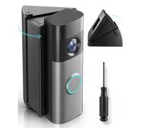 RIOVO Doorbell Mount for Ring/Blink Battery Doorbell/Plus/Pro(2026)& Wired Doorbell/Plus/Pro(2025-2026)& Video Doorbell(1st-4th Gen), 30-55° Adjustable Corner Mount Bracket Wedge Kit, Left/Right Mount