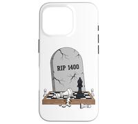 RIP 1400 Chess ELO Player Rating Graveyard Meme Case for iPhone 16 Pro