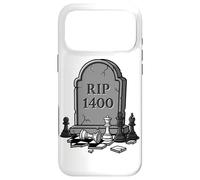 RIP 1400 Chess ELO Player Rating Graveyard Meme Case for iPhone 17 Pro Max