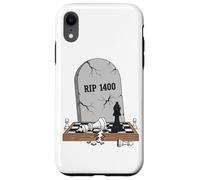 RIP 1400 Chess ELO Player Rating Graveyard Meme Case for iPhone XR
