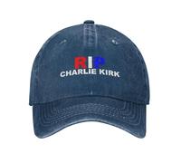RIP Charlie Kirk 1993-2025 Hat for Men Women Baseball Hats Adjustable Trucker Cap Navy Blue