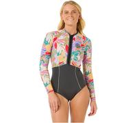 RIP CURL 2025 G-Bomb 1.5mm Long Sleeve Front Zip Full Spring 13Pwsp - Charcoal Grey Womens Size - US 8