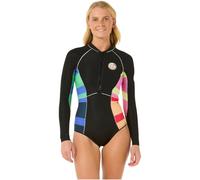 RIP CURL 2025 G-Bomb 1.5mm Long Sleeve Front Zip Full Spring 13Pwsp - Multico Womens Size - US 4 Black