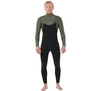 RIP CURL 2025 Mens Flashbomb 4/3mm Chest Zip Wetsuit - Deep Cactus