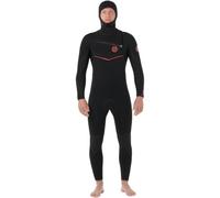 RIP CURL 2025 Mens Flashbomb Fusion 5/4mm Hooded Chest Zip Wetsuit - Black