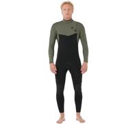 RIP CURL 2025 Mens Flashbomb Pro 4/3mm Zip Free Wetsuit - Deep Cactus