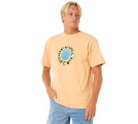 Rip Curl 2025 Mens Raw Energy Visions Tee - Mandarin Zest