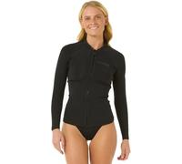 RIP CURL 2025 Womens Dawn Patrol 1.5mm Front Zip Jacket - Black