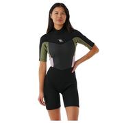 RIP CURL 2025 Womens Omega 1.5mm Back Zip Springsuit Wetsuit - Khaki