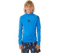 RIP CURL 2026 Junior Waves UPF Long Sleeve Rash Vest - Blue Gum
