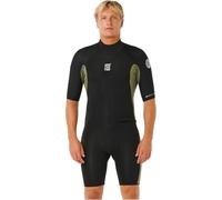 RIP CURL 2026 Mens Dawn Patrol 2mm Back Zip Shorty Wetsuit - Deep Cactus