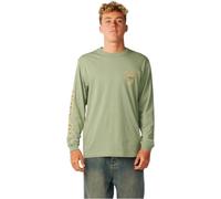 RIP CURL 2026 Mens Fade Out Icon Long Sleeve T-Shirt - Sage