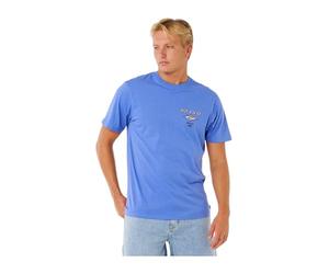 RIP CURL 2026 Mens Fade Out Icon Tee 0CAMTE - Blue Haze Mens Size - M