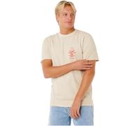 Rip Curl Search Icon Short Sleeve T-shirt Beige L Men