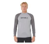 RIP CURL 2026 Mens Shock UPF Long Sleeve Rash Vest 16GMRV - Grey Marle
