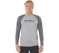 RIP CURL 2026 Mens Shock UPF Long Sleeve Rash Vest 16GMRV - Grey Marle
