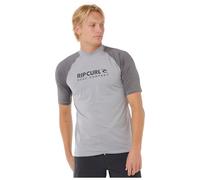 Rip Curl Shock Short Sleeve Rash Guard Grey XL Men