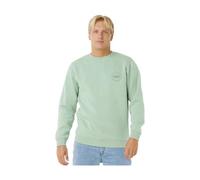RIP CURL 2026 Mens Stapler Crew 0AQMFL - Aloe Mens Size - M Green