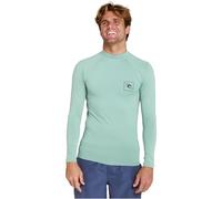 RIP CURL 2026 Mens Streamline UPF Long Sleeve Rash Vest 171MRV - Aloe Green