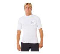 Rip Curl Streamline Upf Short Sleeve Rash Guard White M Men