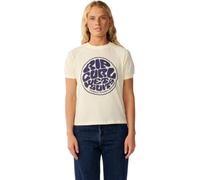 RIP CURL 2026 Womens Stephanie Gilmore Wettie Ringer T-Shirt - Soft Yellow