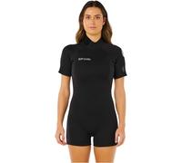 RIP CURL 2026 Womens Trad 2mm Back Zip Shorty Wetsuit - Black