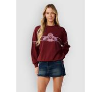 Rip Curl Archive Dolphin Oversized Crew Sweater dark plum XL
