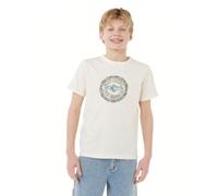 Rip Curl Boys' Standard Fit Short Sleeve T-Shirt, Tropic Daze Mandala Bone, 10