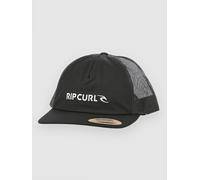 Ripcurl Men's Rip Curl Mens Brand Icon Trucker Cap - Black - Size: ONE size