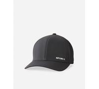 Rip Curl Cap Mens Vaporcool Phaser Flexfit Curve Visor Black Marle