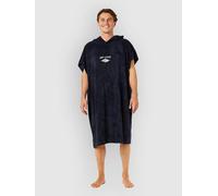 RIP CURL 2026 Womens Classic Surf Hooded Poncho Towel - Black/Off White