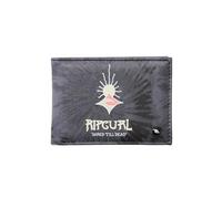 RIP CURL Combo Slim Faux Leather Wallet Black/Yellow Men