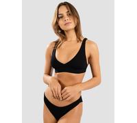 Rip Curl Custom Rib Halter Bikini Top black XXS