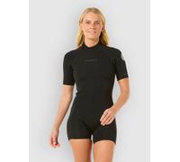 Rip Curl D/patrol 22l Eco 2 Mm Woman Short Sleeve Back Zip Shorty Black 6 Woman