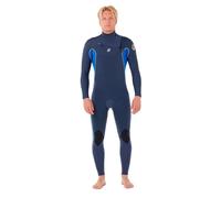 Rip Curl Dawn Patrol 3/2 Mm Long Sleeve Chest Zip Neoprene Suit Blue L Men