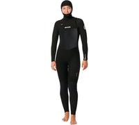 Rip Curl Dawn Patrol 5/4 Chest-Zip Hooded Wetsuit - Women's Black, 10