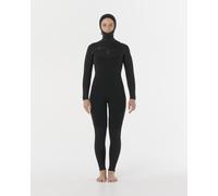 Rip Curl Dawn Patrol 5/4 mm Chest Zip Fullsuit Wetsuit Black Women - 8