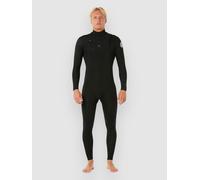 RIP CURL 2025 Mens Dawn Patrol 3/2mm Chest Zip Wetsuit - Black
