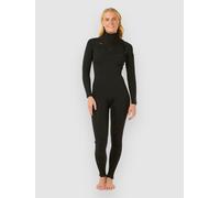 Rip Curl Dawn Patrol 4/3 Mm Long Sleeve Chest Zip Neoprene Suit Green 8 Women