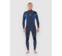 Rip Curl Dawn Patrol 4/3 Mm Long Sleeve Chest Zip Neoprene Suit Blue S Men