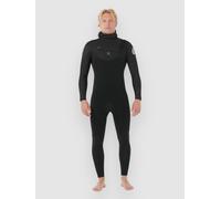 RIP CURL 2025 Mens Dawn Patrol 5/4mm Hooded Chest Zip Wetsuit - Black